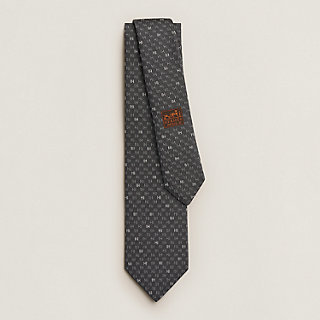H Speed tie - Grey | Hermès Canada